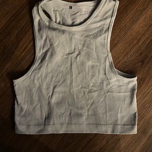 Baby blue athletic top
